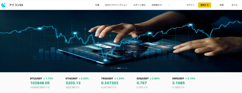 IConEX のファーストビュー