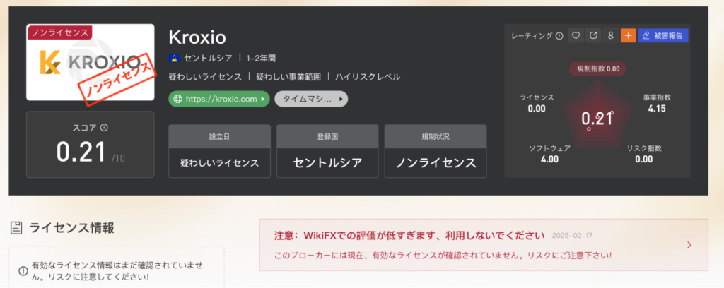 KROXIO の評価