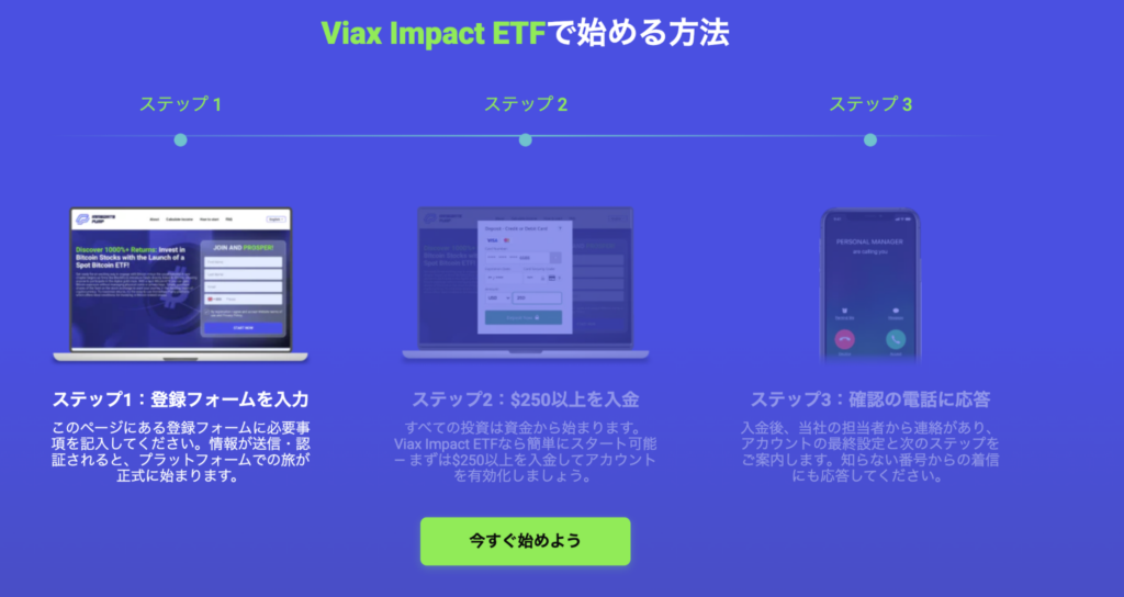 Viax Impactの開始方法