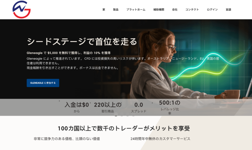 Gleneagleのファーストビュー