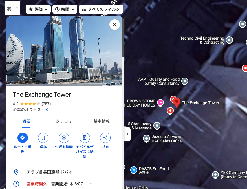 Jupiter Global Marketsの住所