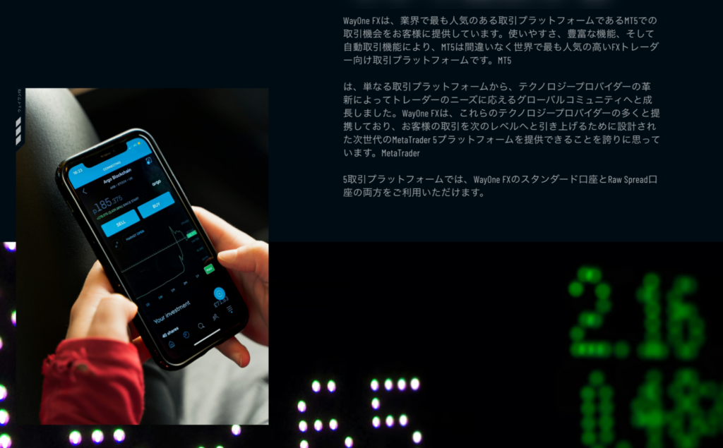 WayOne FXの会社情報