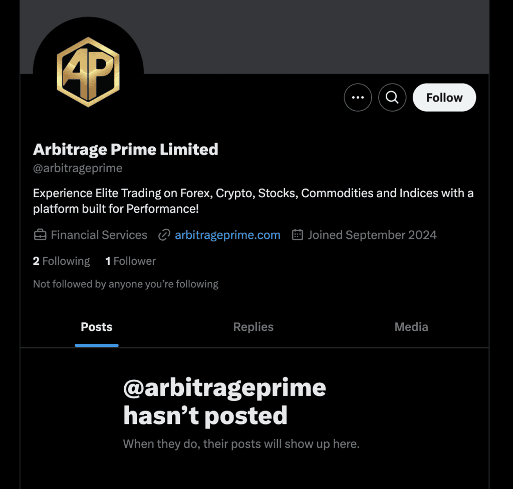 Arbitrage PrimeのX