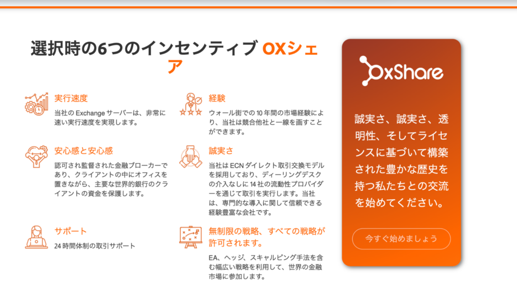 OXShareの会社情報