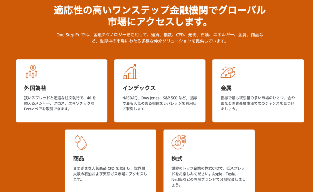 One Step Fxの会社紹介