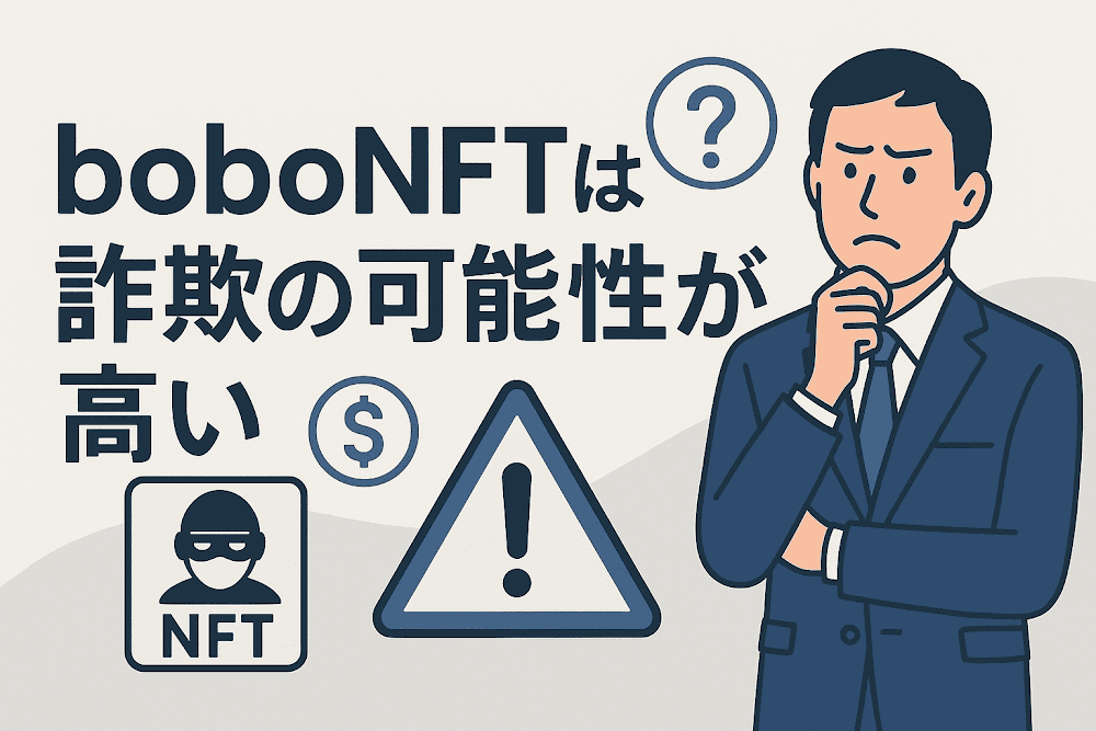 boboNFTは詐欺の可能性が高い