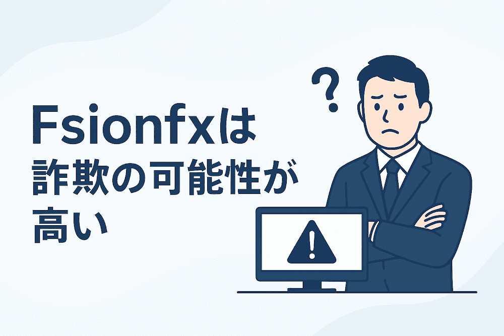 Fsionfxは詐欺の可能性が高い
