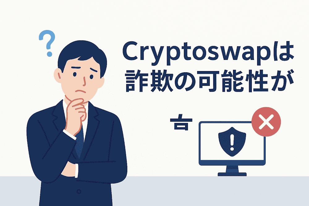 Sryptoswapは詐欺の可能性が高い