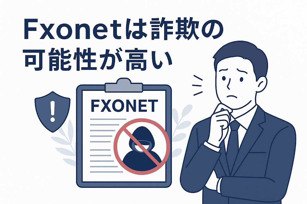 Fxonetは詐欺の可能性が高い