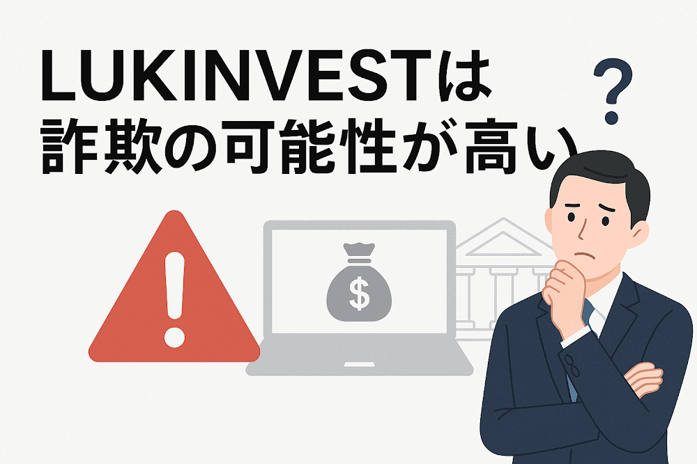 LUKINVESTは詐欺の可能性が高い