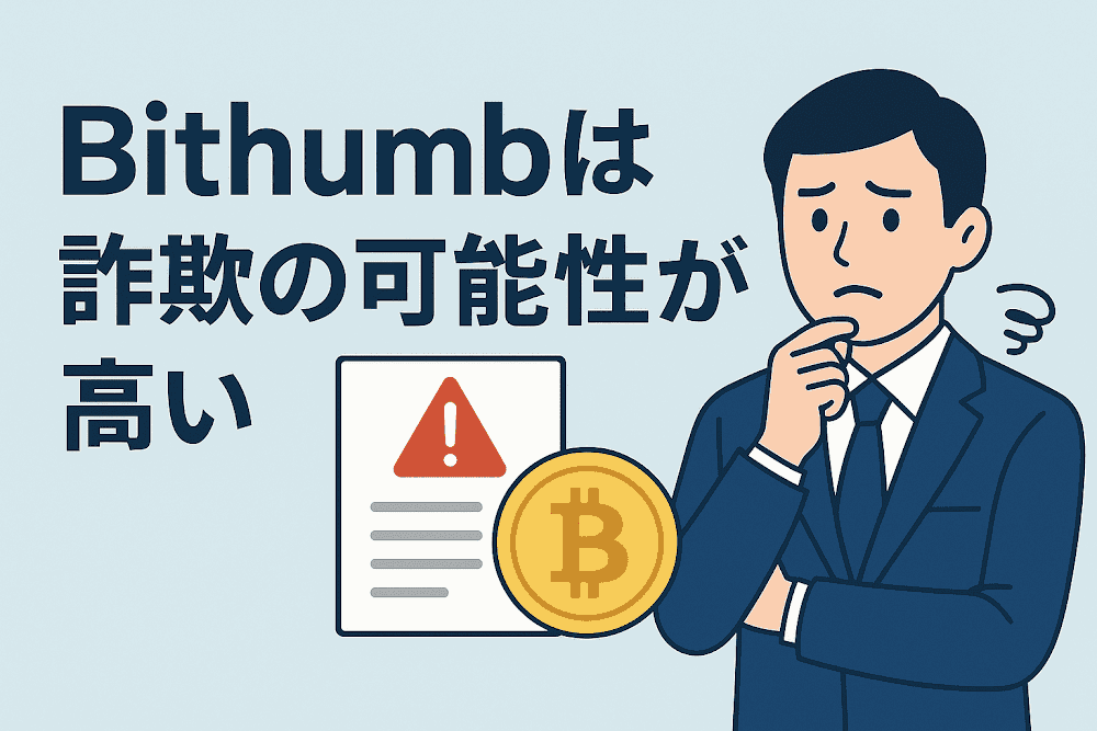 Bithumbは詐欺の可能性が高い