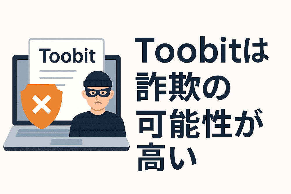 Toobitは詐欺の可能性が高い