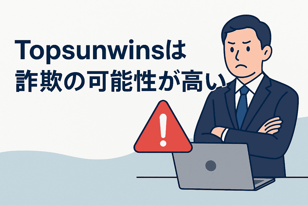 Topsunwinsは詐欺の可能性が高い