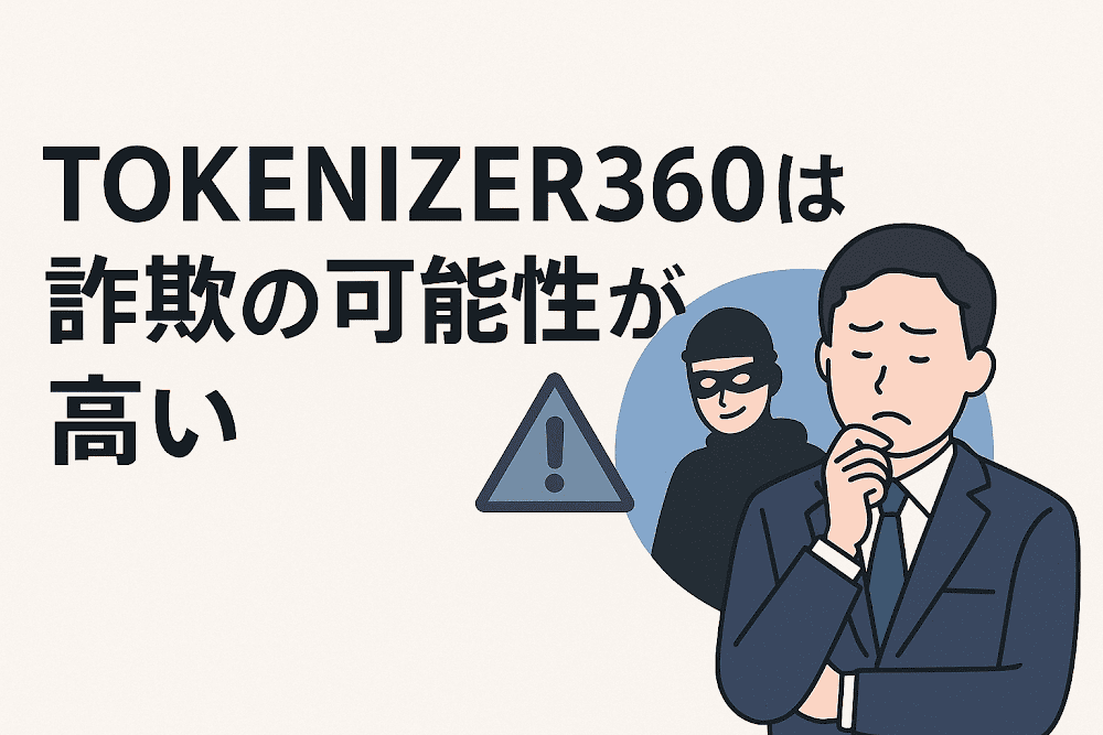 TOKENIZER360は詐欺の可能性が高い