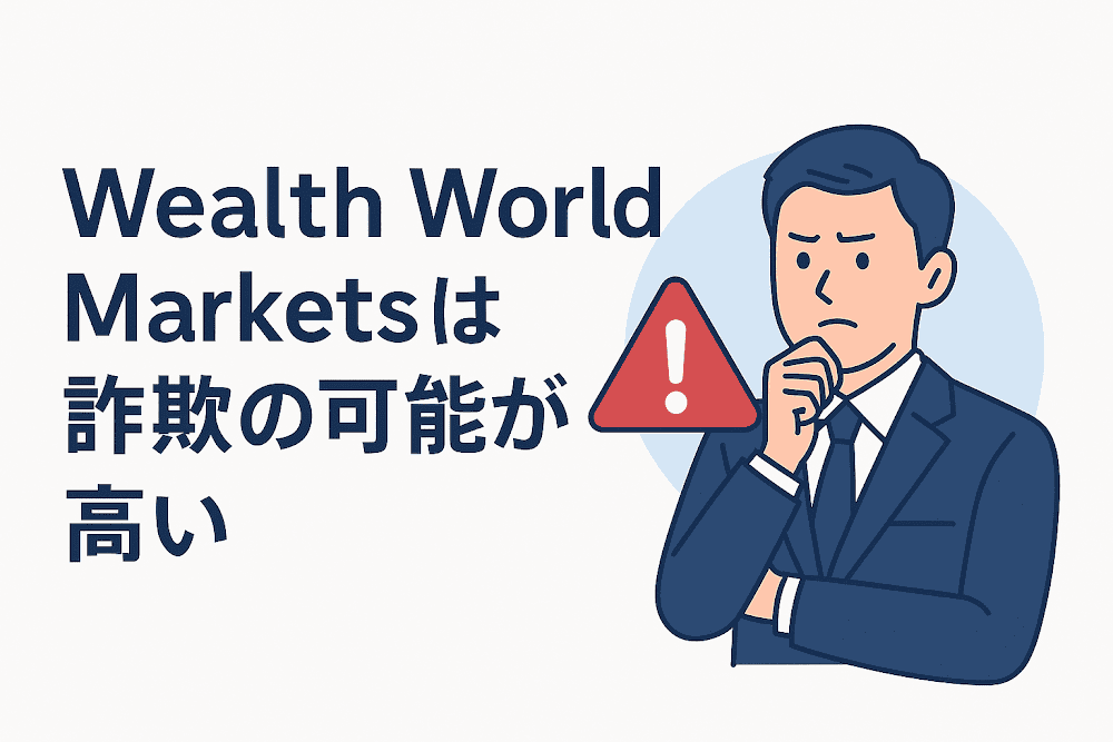 Wealth World Marketsは詐欺の可能性が高い