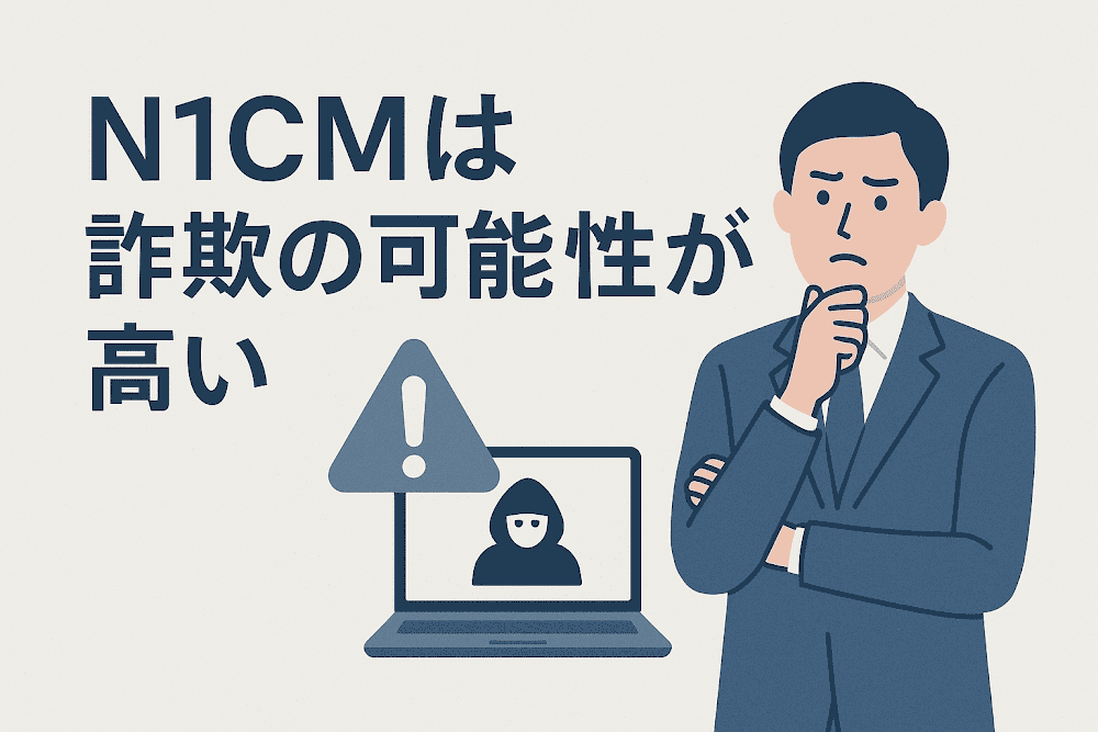 N1CMは詐欺の可能性が高い