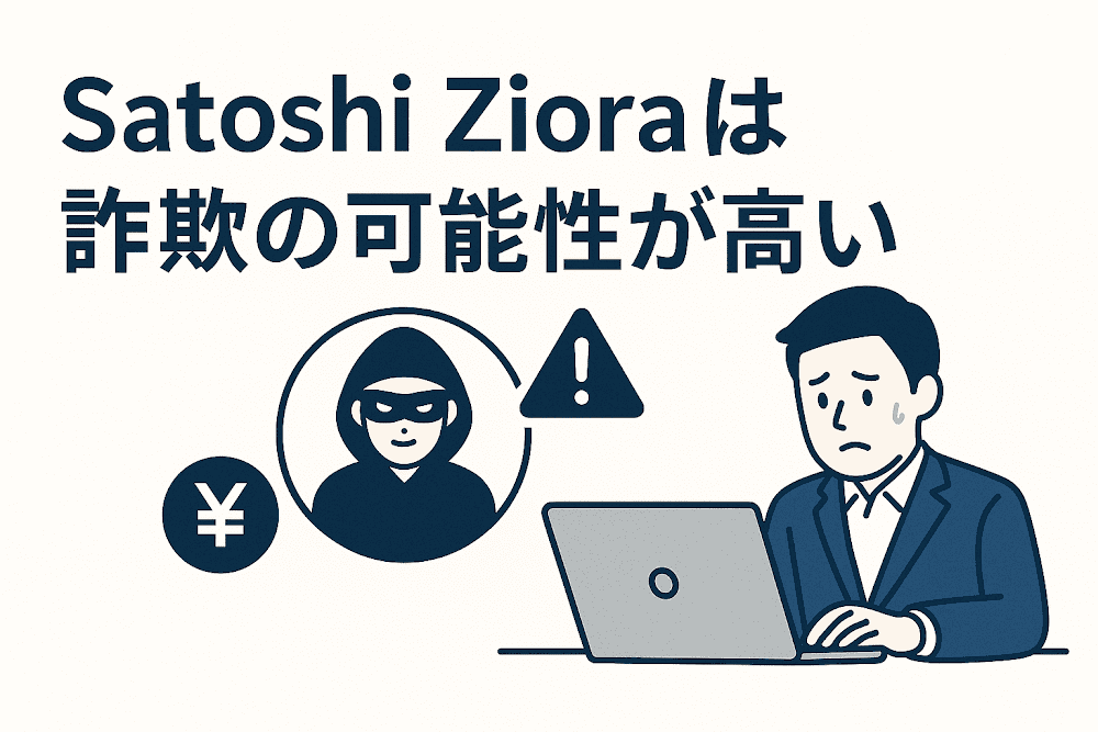 Satoshi Zioraは詐欺の可能性が高い