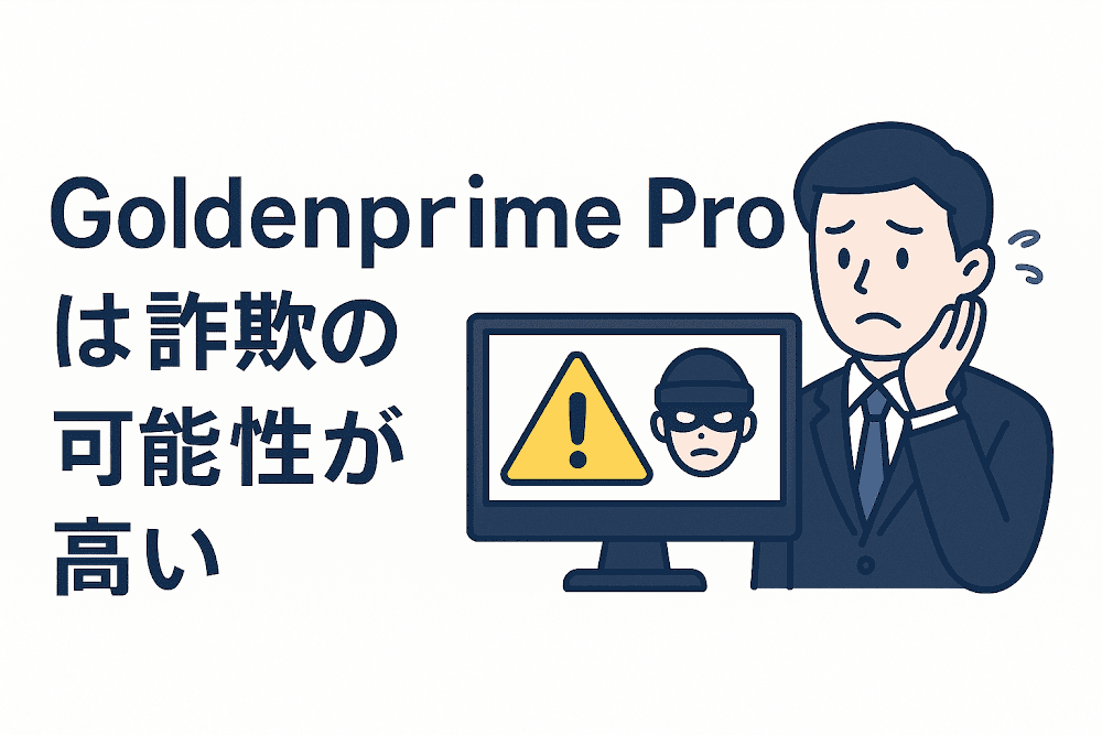 Goldenprime Proは詐欺の可能性が高い
