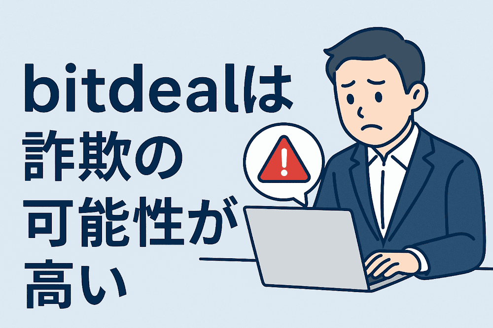 bitdealは詐欺の可能性が高い