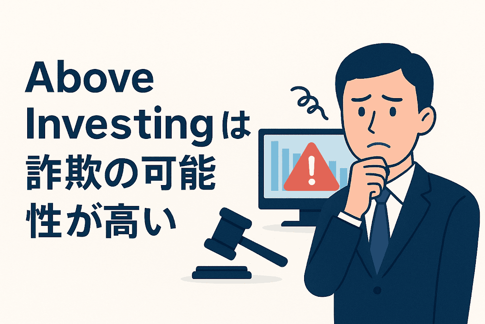 Above Investingは詐欺の可能性が高い