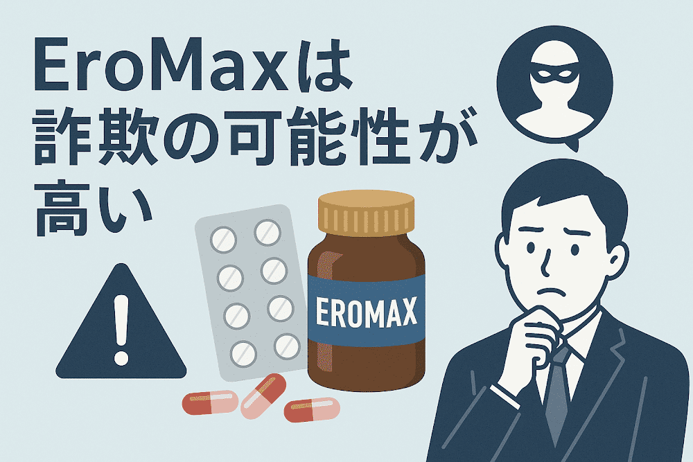 EroMaxは詐欺の可能性が高い