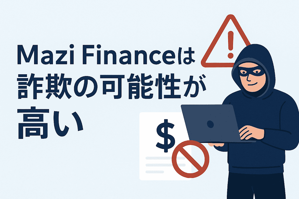 Mazi Financeは詐欺の可能性が高い