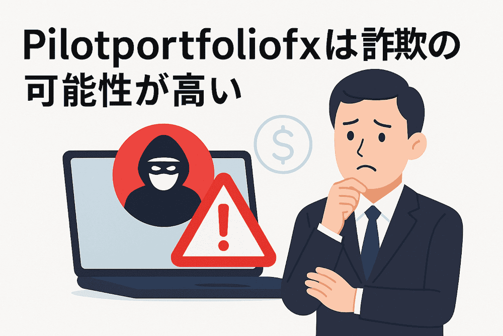Pilotportfoliofxは詐欺の可能性が高い