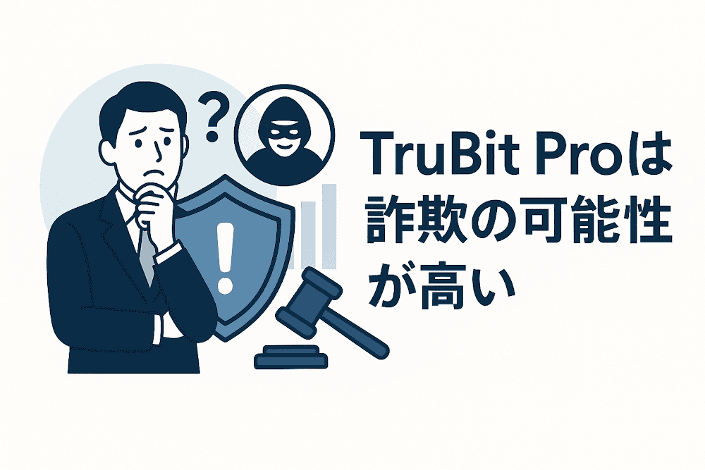 TruBit Proは詐欺の可能性が高い