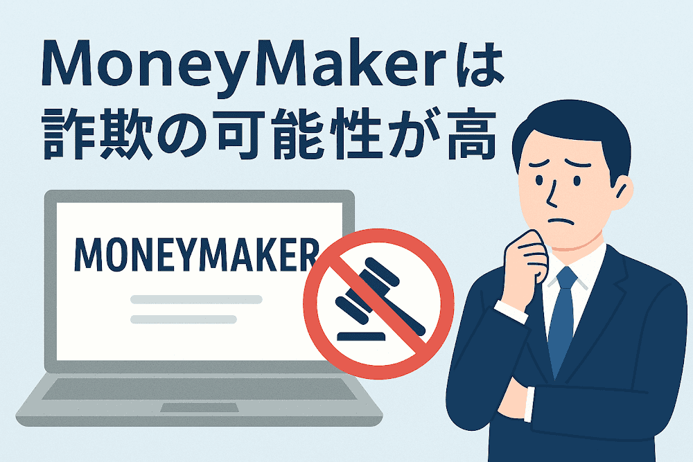 MoneyMakerは詐欺の可能性が高い