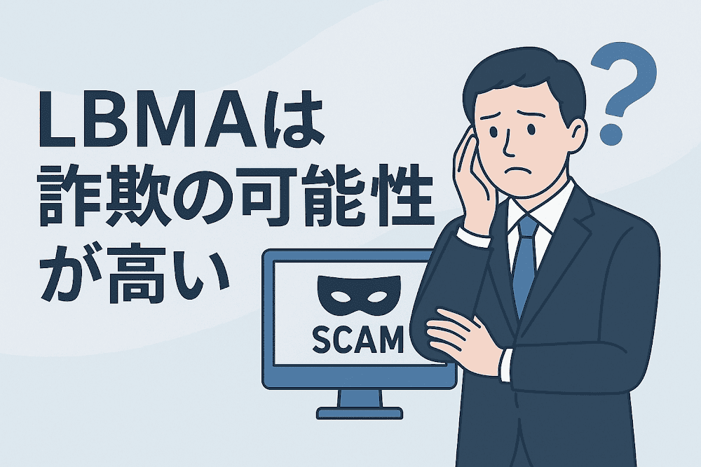 LBMAは詐欺の可能性が高い