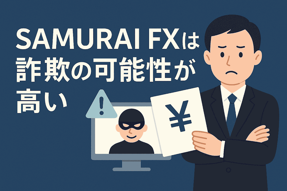 SAMURAI FXは詐欺の可能性が高い