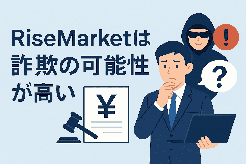 RiseMarketは詐欺の可能性が高い