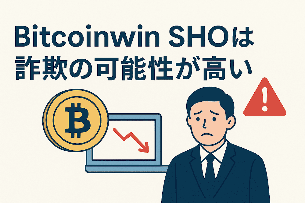 Bitcoinwin SHOは詐欺の可能性が高い