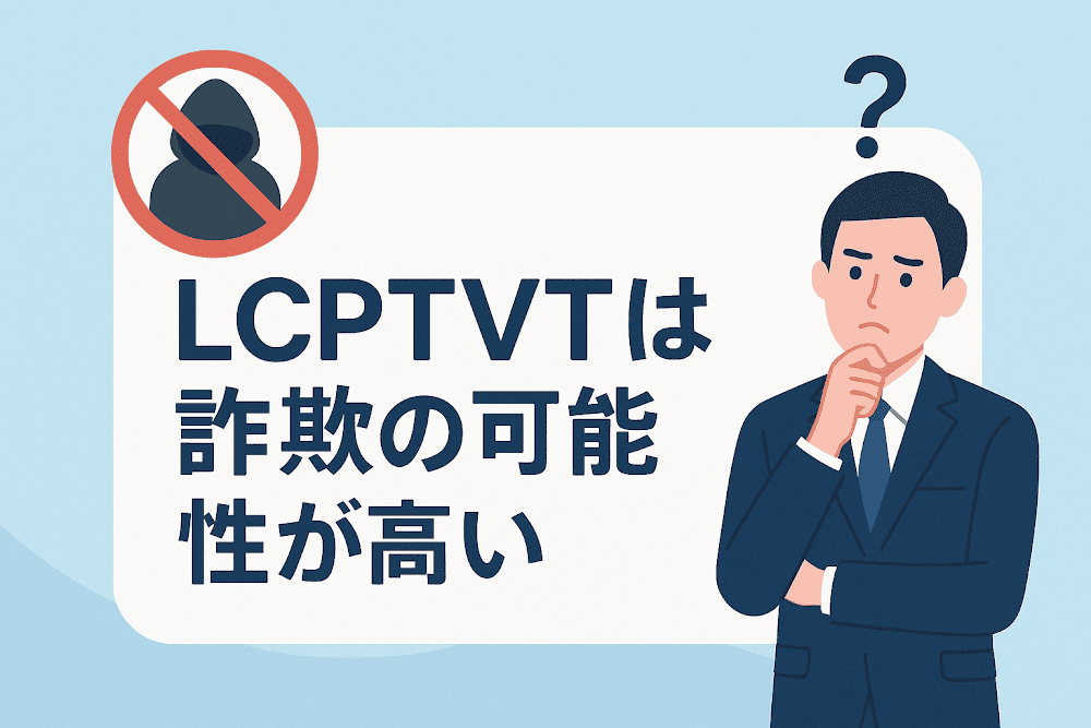 lcptrvtは詐欺の可能性が高い