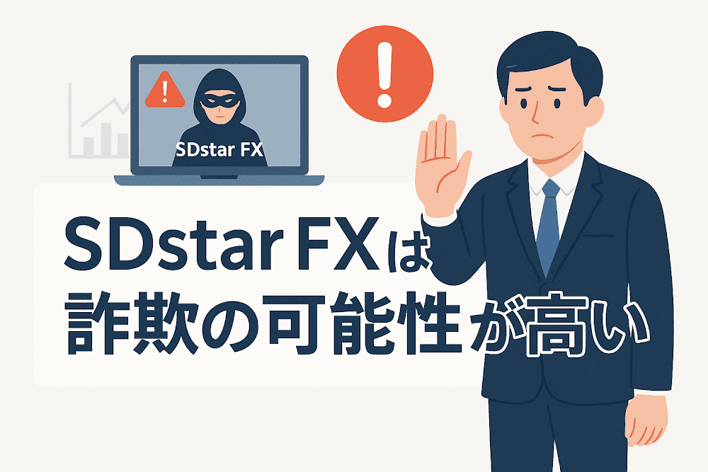 SDstar FXは詐欺の可能性が高い
