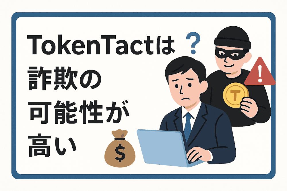 TokenTactは詐欺の可能性が高い