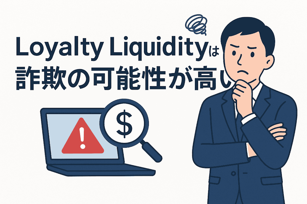 Loyalty Liquidityは詐欺の可能性が高い