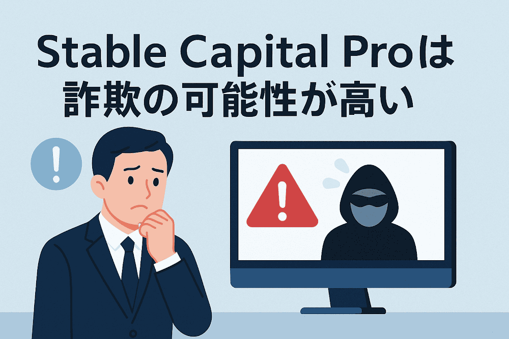 Stable Capital Proは詐欺の可能性が高い