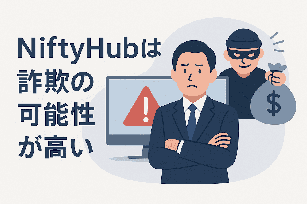NiftyHubは詐欺の可能性が高い