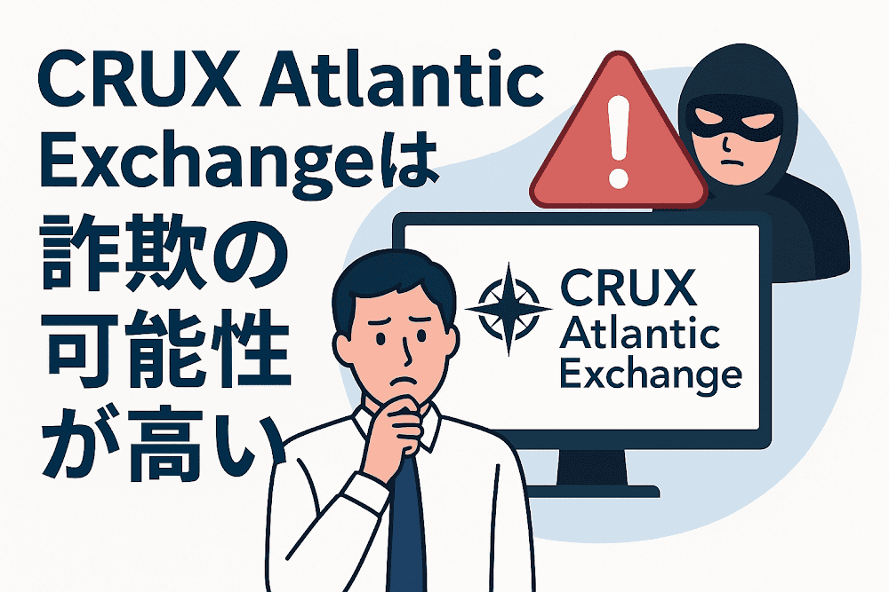 CRUX Atlantic Exchangeは詐欺の可能性が高い