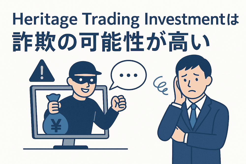 Heritage Trading Investmentは詐欺の可能性が高い