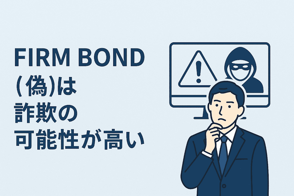 FIRM BOND（偽）は詐欺の可能性が高い