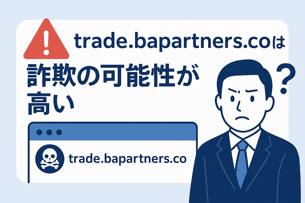 trade.bapartners.coは詐欺の可能性が高い
