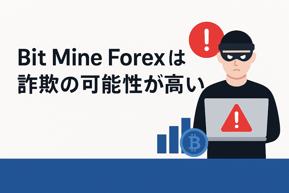 Bit Mine Forexは詐欺の可能性が高い