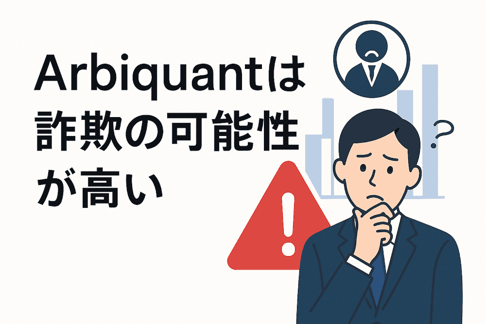 Arbiquantは詐欺の可能性が高い