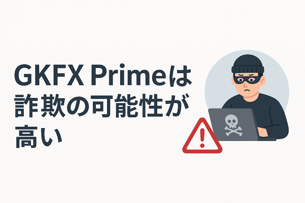 GKFX Primeは詐欺の可能性が高い