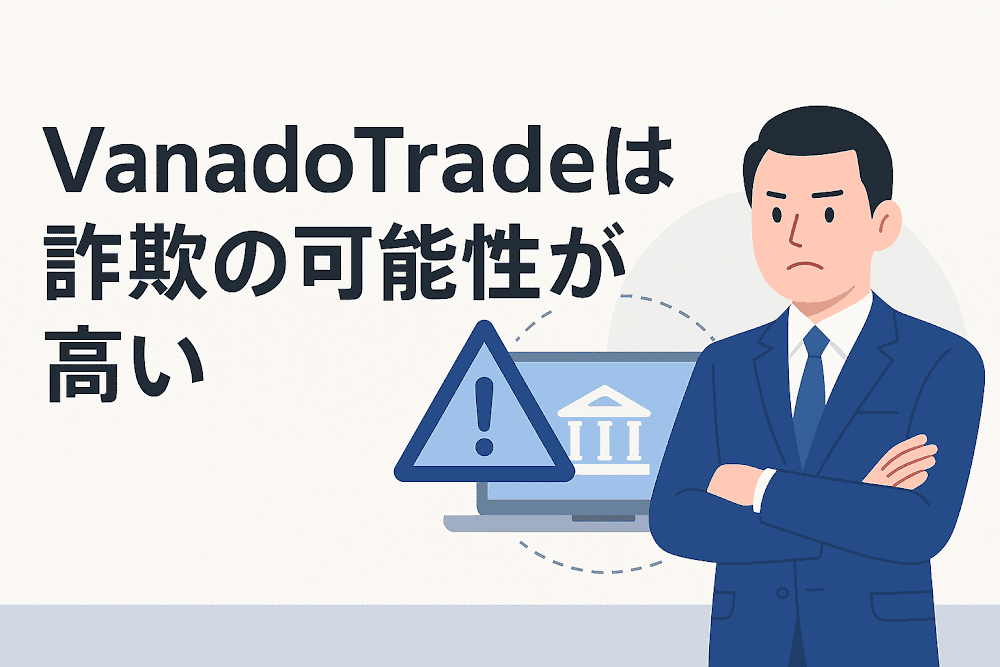VanadoTradeは詐欺の可能性が高い