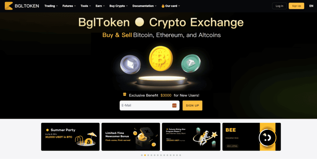BglTokenのファーストビュー