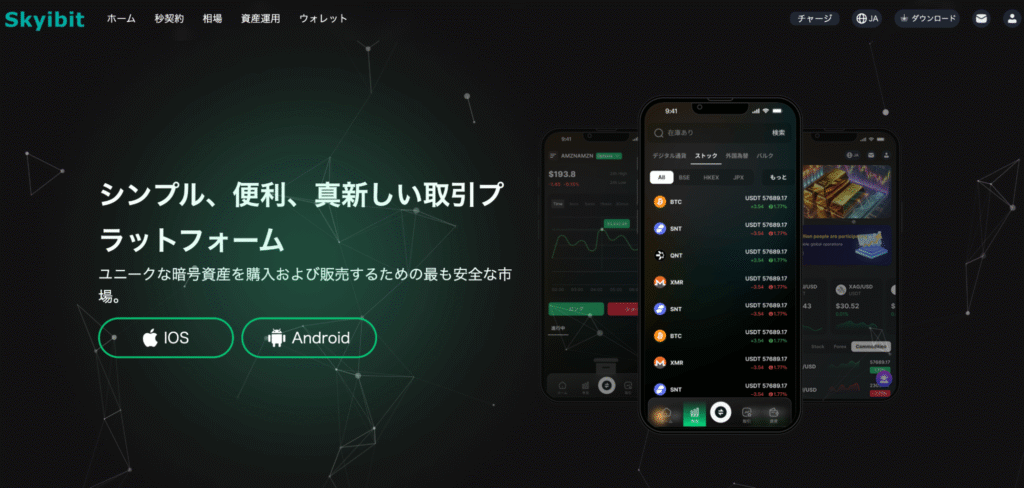 Skyibitのファーストビュー