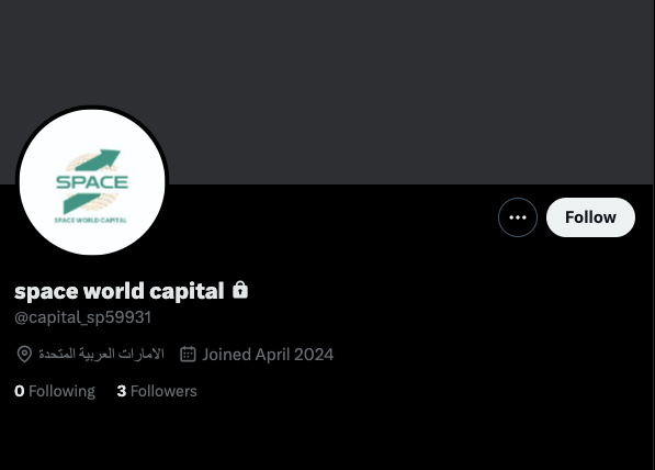 Space World CapitalのXアカウント